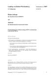 Vorschaubild: 12/3669: Fortschreibung des Verkehrsvertrags (SPNV) zwischen dem Land und der DB AG