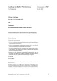 Vorschaubild: 12/5427: Sonderschulsituation in den LKreisen Esslingen/Göppingen
