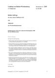 Vorschaubild: 13/2369: Realisierung der Ziele des Landesentwicklungsplans 2002 für den Bodenseeraum
