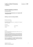 Vorschaubild: 13/4649: BeschlEmpf und Bericht FinA 22.09.2005 <br>Heidelberg Verkauf der ehemaligen Poliklinik