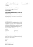 Vorschaubild: 13/5070: BeschlEmpf und Bericht FinA 19.01.2006 <br>Haushaltsrechnung des Landes BW für das Hj 2003
