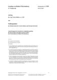 Vorschaubild: 15/3158: Auswirkungen der besonderen Ausgleichsregelung des Erneuerbare-Energien-Gesetzes (EEG) auf Unternehmen in Baden-Württemberg