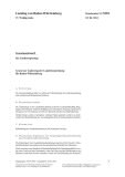 Vorschaubild: 15/5294: Gesetz zur Änderung der Landesbauordnung für Baden-Württemberg