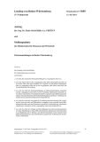 Vorschaubild: 15/5609: Patentanmeldungen in Baden-Württemberg