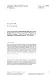 Vorschaubild: 15/5757: Gesetz zur Umsetzung der Richtlinie 2011/24/EU über die Ausübung der Patientenrechte in der grenzüberschreitenden Gesundheitsversorgung in Baden-Württemberg (Baden-Württembergisches Patientenmobilitätsgesetz – BWPatMobG)