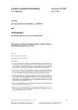 Vorschaubild: 15/5817: Bewertung des baden-württembergischen Landestariftreue- und Mindestlohngesetzes (LTMG)