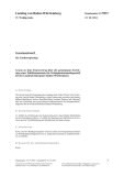Vorschaubild: 15/5937: Gesetz zu dem Staatsvertrag über die gemeinsame Errichtung einer Ethikkommission für Präimplantationsdiagnostik bei der Landesärztekammer Baden-Württemberg