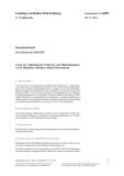 Vorschaubild: 15/6098: Gesetz zur Aufhebung des Tariftreue- und Mindestlohngesetzes für öffentliche Aufträge in Baden-Württemberg