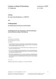 Vorschaubild: 15/6139: Zuständigkeiten für die Zulassungen zu Berufsausübungen in freien Berufen in Baden-Württemberg