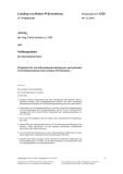 Vorschaubild: 15/6228: Eckpunkte für ein Informationsfreiheitsgesetz und geltendes Umweltinformationsrecht in Baden-Württemberg