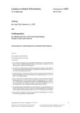 Vorschaubild: 15/6876: Umsetzung des Arbeitszeitgesetzes in Baden-Württemberg