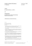 Vorschaubild: 15/7244: Antibiotikaeinsatz in Baden-Württemberg