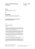 Vorschaubild: 15/7302: Anmeldezahlen an den baden-württembergischen Gemeinschaftsschulstandorten
