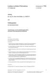 Vorschaubild: 15/7304: Auswirkungen von Fremdwährungskrediten auf baden-württembergische Kommunen