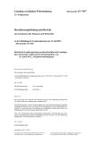 Vorschaubild: 15/7497: Bericht der Landesregierung zu einem Beschluss des Landtags; <br /> hier: Beratende Äußerung des Rechnungshofs vom 26. April 2012 „Vergabebeschleunigung“