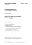 Vorschaubild: 15/7506: Denkschrift 2015 zur Haushalts- und Wirtschaftsführung des Landes Baden-Württemberg; <br /> hier: Beitrag Nr. 6 – Folgekosten von Gesetzen transparent machen