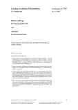 Vorschaubild: 15/7767: Umsetzung der Notariatsreform in Baden-Württemberg – weitere Fragen