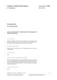 Vorschaubild: 15/7846: Gesetzentwurf der Landesregierung <br /> Gesetz zur Änderung des Landesbeamtenversorgungsgesetzes Baden-Württemberg