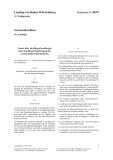 Vorschaubild: 15/8070: Gesetz über die Bürgerbeauftragte oder den Bürgerbeauftragten des Landes Baden-Württemberg