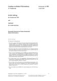 Vorschaubild: 16/560: Finanzielle Situation der Dualen Hochschule Baden-Württemberg