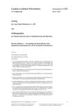 Vorschaubild: 16/2319: Hawala-„Banken“ – Anwendung und Kontrolle des Zahlungsdiensteaufsichtsgesetzes (ZAG) in Baden-Württemberg