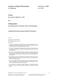 Vorschaubild: 16/2436: Ausländische Direktinvestitionen in Baden-Württemberg