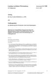 Vorschaubild: 16/3108: Stärkung des ehrenamtlichen Engagements durch das Bildungszeitgesetz Baden-Württemberg (BzG BW) und mögliche Auswirkungen durch Einschränkungen im Geltungsbereich