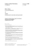 Vorschaubild: 16/5008: Nachfrage zur Kleinen Anfrage „Folgen von Geothermiebohrungen speziell in Böblingen“ – Landtagsdrucksache 16/4583