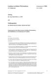 Vorschaubild: 16/5446: Umsetzung des Gute-Kita-Gesetzes in Baden-Württemberg und Maßnahmen zur Entlastung der Familien