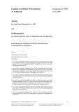 Vorschaubild: 16/5794: Entwicklung der Straftaten ab 2015 in Pforzheim und Vorkommnisse in Waghäusel
