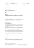 Vorschaubild: 16/7618: Nachfragen zu Drucksache 16/6939 „Verwendung der Zuwendungen an den Flüchtlingsrat Baden-Württemberg“