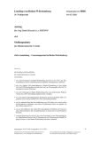 Vorschaubild: 16/8060: i-Kfz-Anmeldung – Umsetzungsstand in Baden-Württemberg