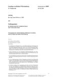 Vorschaubild: 16/8609: Neuregelung der Nutztierhaltungs-Haltungsverordnung und die Folgen für Baden-Württemberg