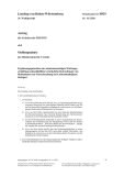 Vorschaubild: 16/8929: Ergänzungsgutachten zur immissionsseitigen Wirkungs­ermittlung (einschließlich verkehrliche Betrachtung) von Maßnahmen zur Fortschreibung des Luftreinhalteplans Stuttgart