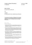 Vorschaubild: 16/8956: Verwendung der Einnahmen aus Bußgeldern für Ordnungs­widrigkeiten nach dem Infektionsschutzgesetz im Zusammen­hang mit der Corona-Verordnung (CoronaVO) in Baden-Württemberg