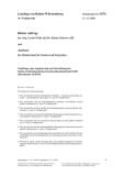 Vorschaubild: 16/9276: Nachfrage zum Angebot und zur Entwicklung der baden-württembergischen Krankenhauslandschaft 2020 (Drucksache 16/8710)