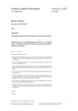 Vorschaubild: 17/2352: Einführung eines „Gänsemanagement-Planes“ zur Regulierung von Nilgänsen in Baden-Württemberg und dessen finanzielle Auswirkungen