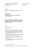 Vorschaubild: 17/3257: Entwurf der EU-Kommission für eine Richtlinie „zum nach haltigen Einsatz von Pflanzenschutzmitteln“ (Sustainable Use Regulation [SUR]) und Auswirkungen auf die Landwirtschaft in Baden-Württemberg