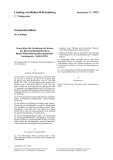 Vorschaubild: 17/3512: Gesetz über die Erstattung der Kosten der Börsenaufsichtsbehörde in Baden-Württemberg (Börsenaufsichtskostengesetz – BAKG BW)