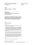 Vorschaubild: 17/4370: Auswirkungen und Bedeutung des Entwurfs der EU-Kommission für eine neue Verordnung zur nachhaltigen Verwendung von Pflanzenschutzmitteln (Sustainable Use Regulation – SUR) für die Landwirtschaft in Baden-Württemberg