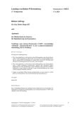 Vorschaubild: 17/6624: Nachfrage zum Antrag Drucksache 17/4097 „Gewalttätige Aufstände „Schutzsuchender“ in der Landeserstaufnahmeeinrichtung (LEA) Freiburg“
