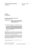 Vorschaubild: 17/7120: Denkschrift 2024 zur Haushaltsrechnung 2022 <br /> (vgl. Drucksache 17/7100) <br /> hier: Beitrag Nr. 20 – Klimaschutz und Nachhaltigkeit beim staatlich geförderten kommunalen Hochbau (Kapitel 1806)