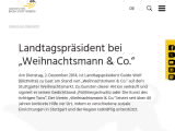 Vorschaubild: Landtagspräsident bei „Weihnachtsmann & Co.“