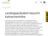 Vorschaubild: Landtagspräsident besucht Katharinenhöhe