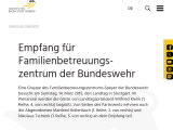 Vorschaubild: Empfang für Familienbetreuungs- zentrum der Bundeswehr