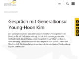 Vorschaubild: Gespräch mit Generalkonsul Young-Hoon Kim