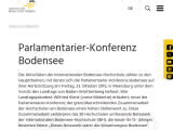 Vorschaubild: Parlamentarier-Konferenz Bodensee