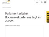 Vorschaubild: Parlamentarische Bodenseekonferenz tagt in Zürich