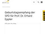 Vorschaubild: Geburtstagsempfang der SPD für Prof. Dr. Erhard Eppler