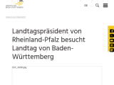 Vorschaubild: Landtagspräsident von Rheinland-Pfalz besucht Landtag von Baden-Württemberg